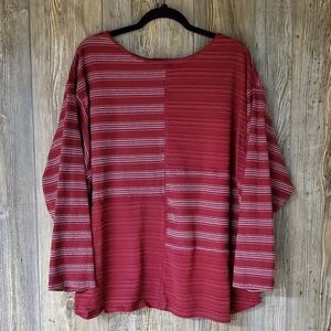 Chaps Red Striped Shirt